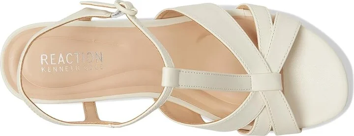 Kenneth Cole Reaction Reina Women's Wedge Shoes Ecru : 10 M, Leather/Rubber - Image 2