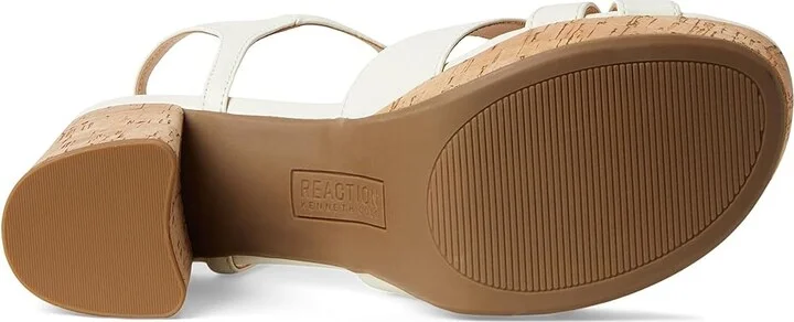 Kenneth Cole Reaction Reina Women's Wedge Shoes Ecru : 10 M, Leather/Rubber - Image 3