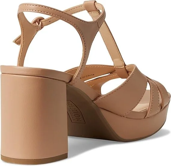 Kenneth Cole Reaction Reina Women's Wedge Shoes Nude : 8.5 M, Leather/Rubber - Image 4