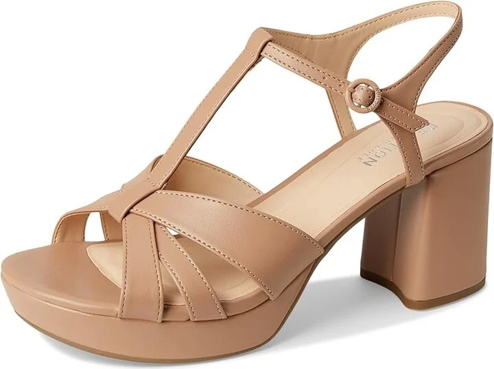Kenneth Cole Reaction Reina Women's Wedge Shoes Nude : 8.5 M, Leather/Rubber - Image 5