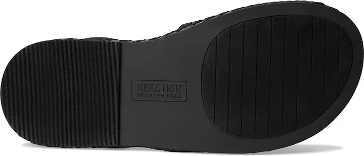 Kenneth Cole Reaction Saavi Women's Sandals Black Raffia : 10 M, Faux Leather - Image 3