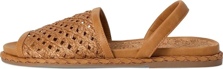 Kenneth Cole Reaction Saavi Women's Sandals Camel Raffia : 7.5 M, Faux Leather - Image 6