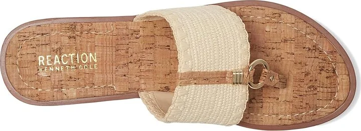 Kenneth Cole Reaction Sabriya Women's Wedge Shoes Natural Raffia : 6 M, Leather - Image 2