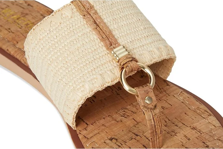Kenneth Cole Reaction Sabriya Women's Wedge Shoes Natural Raffia : 6 M, Leather - Image 7