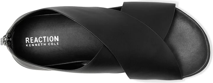 Kenneth Cole Reaction Selena Women's Sandals Black Stretch : 7.5 M, Faux Leather - Image 2
