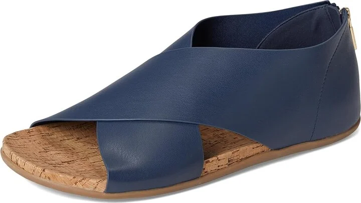 Kenneth Cole Reaction Selena Women's Sandals Navy Stretch : 8 M, Faux Leather - Image 5