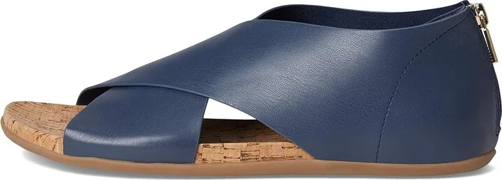 Kenneth Cole Reaction Selena Women's Sandals Navy Stretch : 8 M, Faux Leather - Image 6