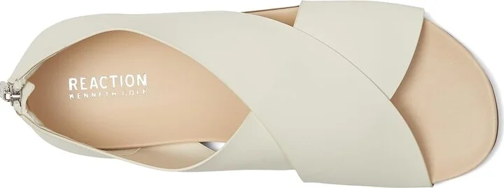 Kenneth Cole Reaction Selena Women's Sandals Porcelain Stretch : 9 M, Faux Leather - Image 2
