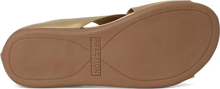 Kenneth Cole Reaction Selena Women's Sandals Soft Gold : 7 M, Faux Leather - Image 3