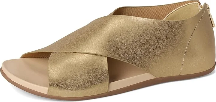 Kenneth Cole Reaction Selena Women's Sandals Soft Gold : 7 M, Faux Leather - Image 5