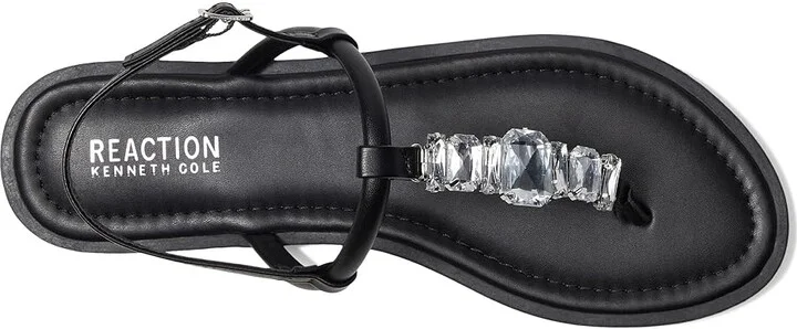 Kenneth Cole Reaction Sera Women's Sandals Black : 10 M, Faux Leather - Image 2