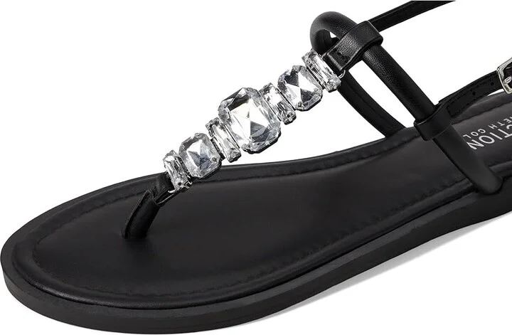 Kenneth Cole Reaction Sera Women's Sandals Black : 10 M, Faux Leather - Image 7