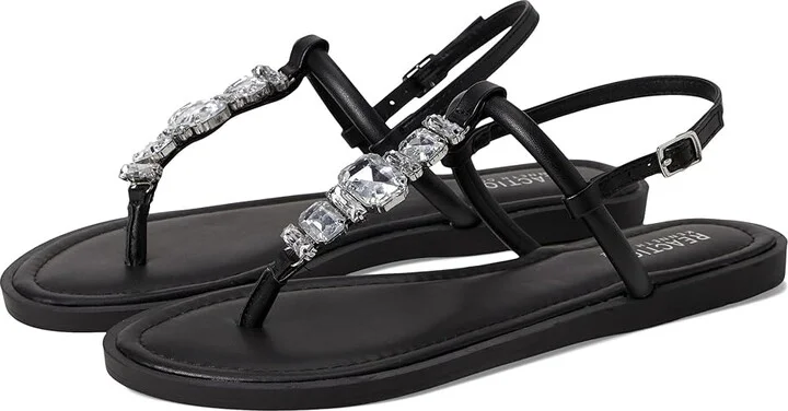 Kenneth Cole Reaction Sera Women's Sandals Black : 10 M, Faux Leather