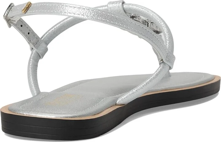 Kenneth Cole Reaction Sera Women's Sandals Silver Metallic : 5.5 M, Faux Leather - Image 4