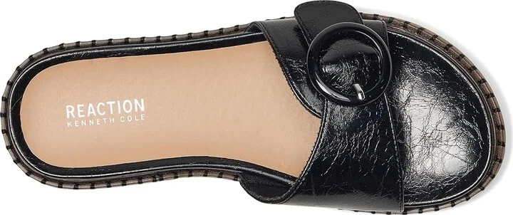Kenneth Cole Reaction Syrena Women's Wedge Shoes Black : 7 M, Leather/Rubber - Image 2