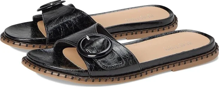 Kenneth Cole Reaction Syrena Women's Wedge Shoes Black : 7 M, Leather/Rubber