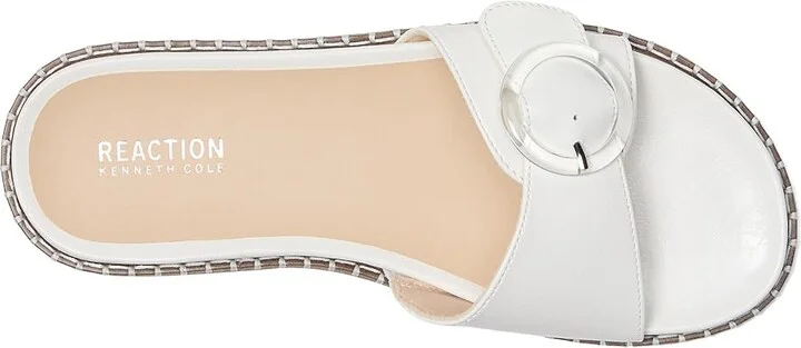 Kenneth Cole Reaction Syrena Women's Wedge Shoes Ecru : 8.5 M, Leather/Rubber - Image 2