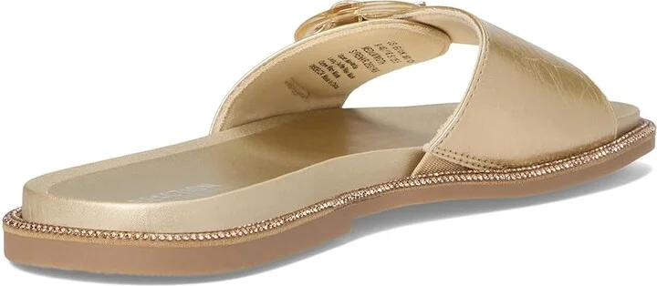 Kenneth Cole Reaction Syrena Women's Wedge Shoes Soft Gold : 8.5 M, Leather/Rubber - Image 4