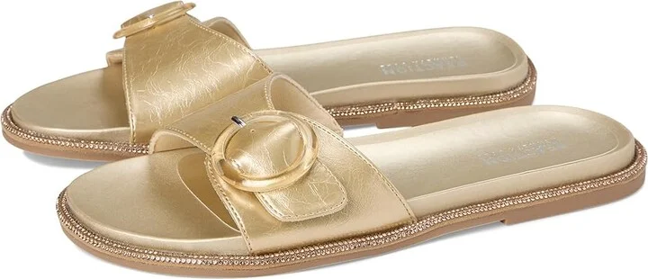 Kenneth Cole Reaction Syrena Women's Wedge Shoes Soft Gold : 8.5 M, Leather/Rubber
