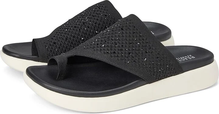 Kenneth Cole Reaction Teffi Knit Women's Wedge Shoes Black Knit : 11 M, Leather/Rubber