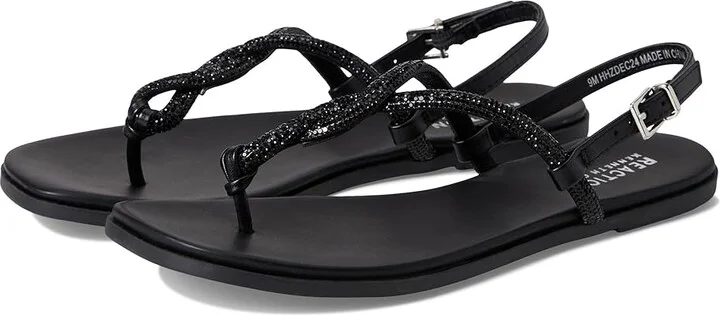 Kenneth Cole Reaction Whitney Women's Sandals Black : 8 M, Leather