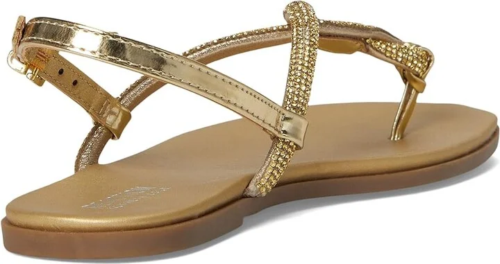 Kenneth Cole Reaction Whitney Women's Sandals Gold Jewel : 10 M, Leather - Image 4