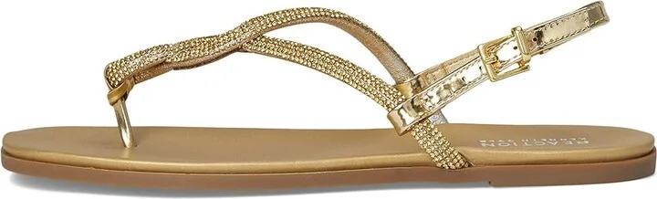 Kenneth Cole Reaction Whitney Women's Sandals Gold Jewel : 10 M, Leather - Image 6