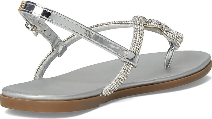 Kenneth Cole Reaction Whitney Women's Sandals Silver : 9.5 M, Leather - Image 4