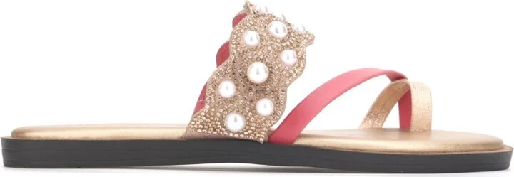 Kenneth Cole Reaction Women' Spring X Band Scallop Flat Sandals - Image 2