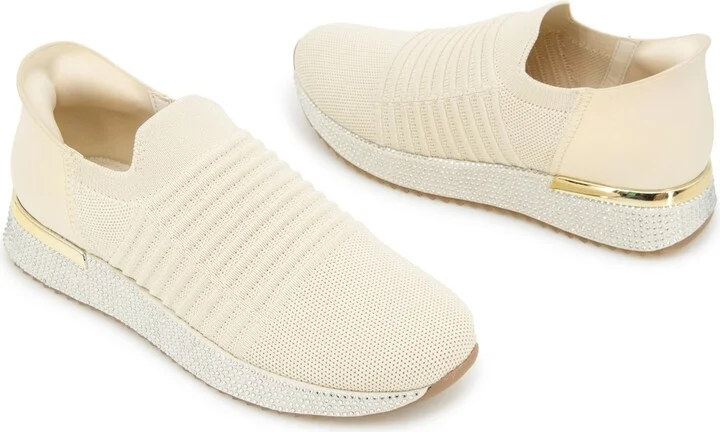 Kenneth Cole Reaction Women's Cameron Ez On Knit Almond Toe Sneakers - Image 6