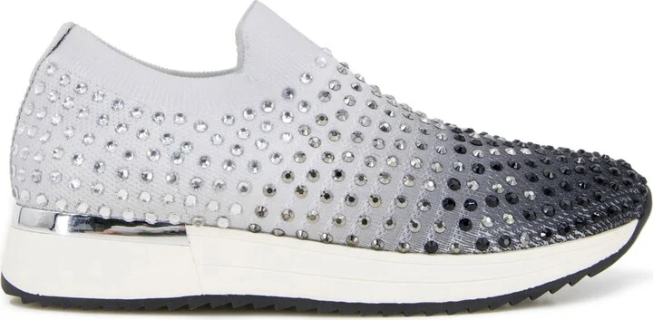 Kenneth Cole Reaction Women's Cameron Jewel Jogger Almond Toe Sneakers - Image 6