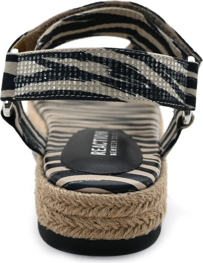 Kenneth Cole Reaction Women's Coast Wedge Sandals - Black/Natural Zebra - Image 3