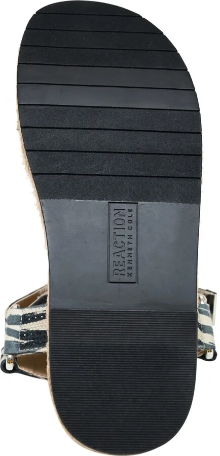 Kenneth Cole Reaction Women's Coast Wedge Sandals - Black/Natural Zebra - Image 5