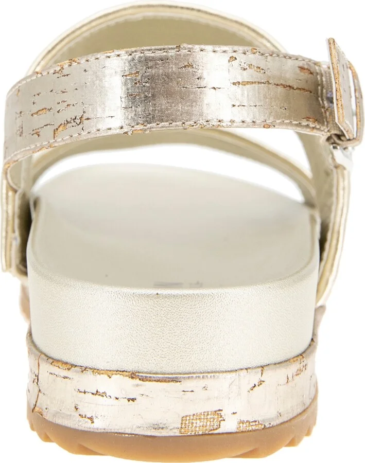Kenneth Cole Reaction Women's Debra2 Wedge Sandals - Natural/Gold Raffia - Image 3