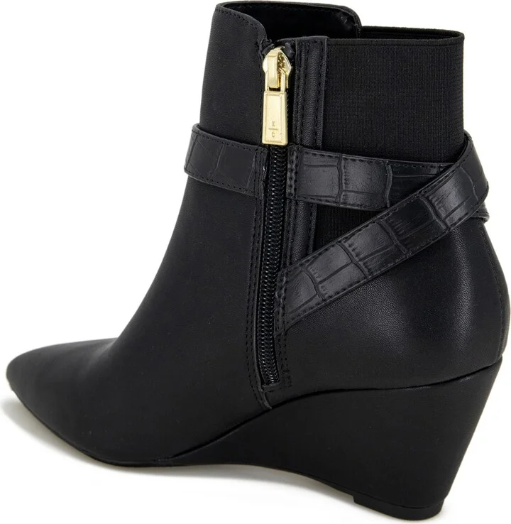 Kenneth Cole Reaction Women's Emmie Wedge Dress Booties - Image 6