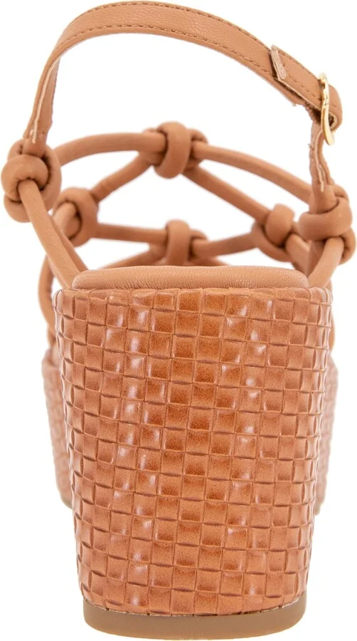 Kenneth Cole Reaction Women's Essa Knots Square Toe Wedge Sandals - Image 3