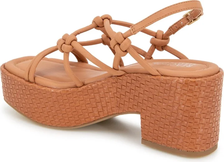 Kenneth Cole Reaction Women's Essa Knots Square Toe Wedge Sandals - Image 6