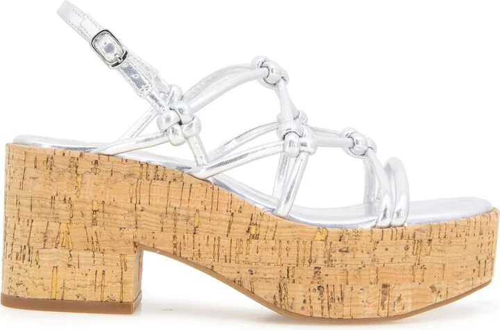 Kenneth Cole Reaction Women's Essa Knots Square Toe Wedge Sandals - Image 7