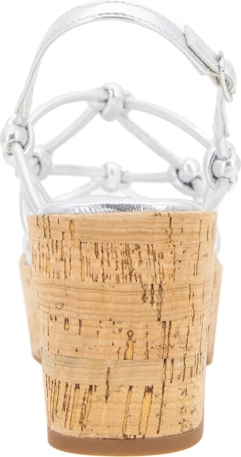 Kenneth Cole Reaction Women's Essa Knots Square Toe Wedge Sandals - Image 8