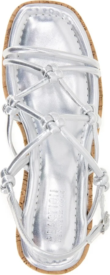 Kenneth Cole Reaction Women's Essa Knots Square Toe Wedge Sandals - Image 9