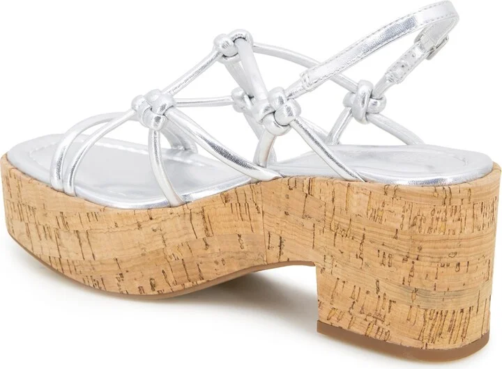 Kenneth Cole Reaction Women's Essa Knots Square Toe Wedge Sandals - Image 11