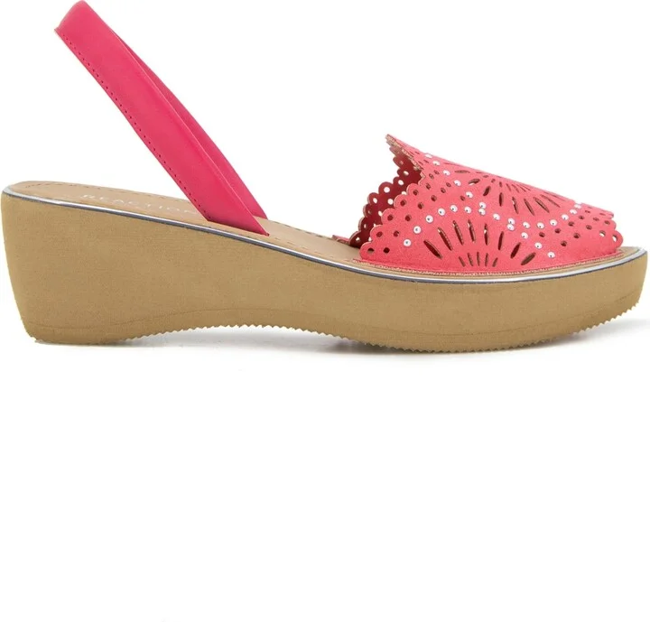 Kenneth Cole Reaction Women's Fine Glass Laser Wedge Sandals - Image 6