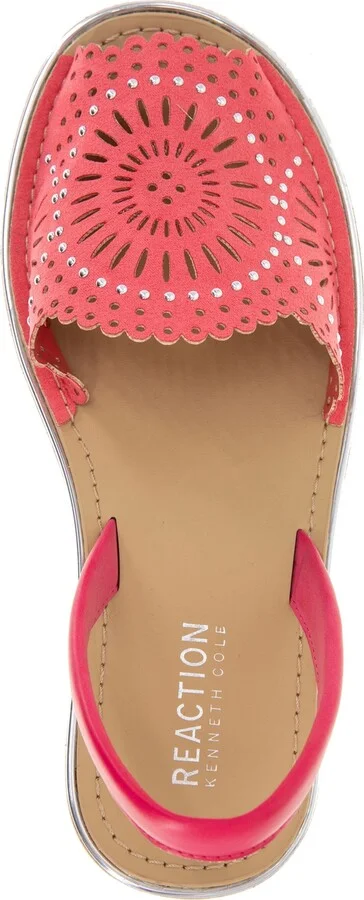 Kenneth Cole Reaction Women's Fine Glass Laser Wedge Sandals - Image 8