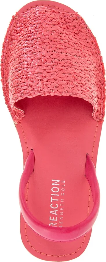 Kenneth Cole Reaction Women's Fine Glass Weave Two-Piece Wedge Sandals - Image 4