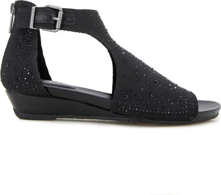 Kenneth Cole Reaction Women's Gail Stretch Wedge Sandals - Image 7
