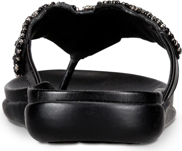 Kenneth Cole Reaction Women's Glamathon Flat Sandals - Black/Natural - Image 7
