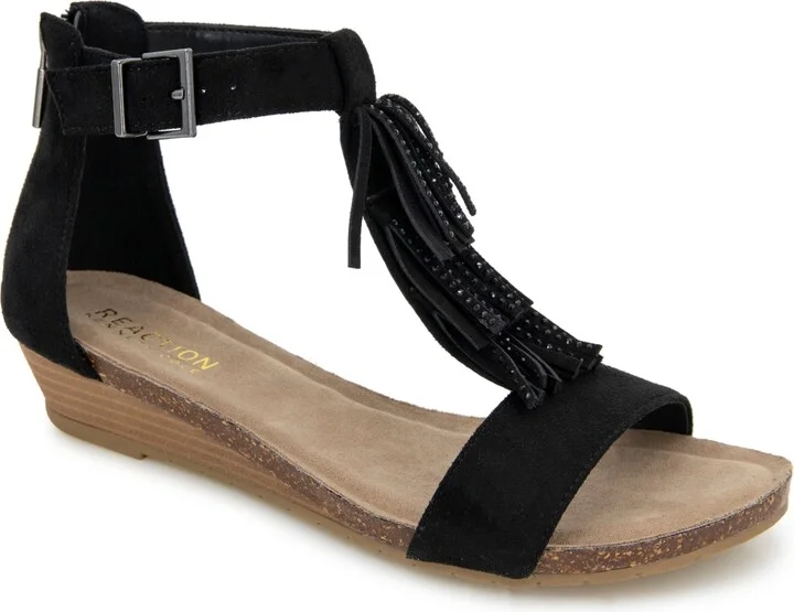 Kenneth Cole Reaction Women's Glytoni Almond Toe Wedge Sandals