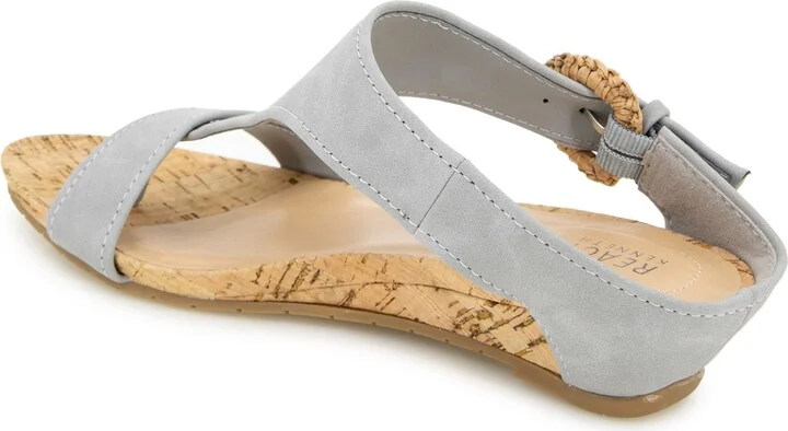 Kenneth Cole Reaction Women's Great Buckle Wedge Sandals - Image 6