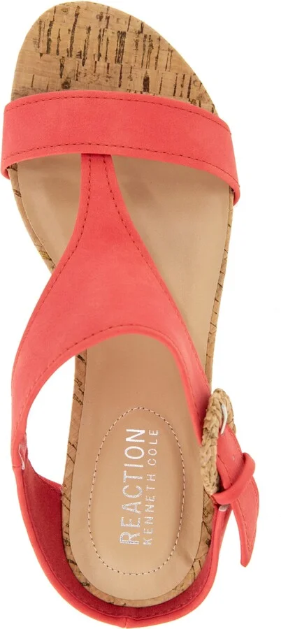 Kenneth Cole Reaction Women's Great Buckle Wedge Sandals - Image 9