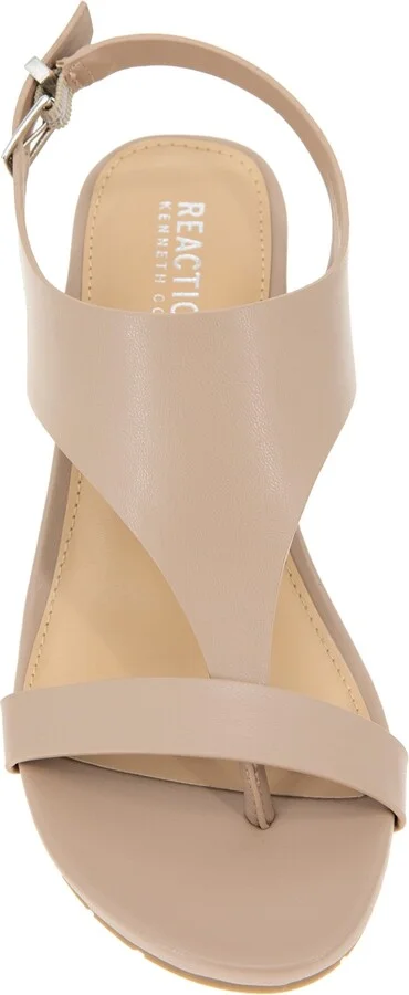 Kenneth Cole Reaction Women's Greatly Thong Almond Toe Wedge Sandals - Image 6